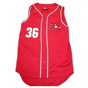 Georgia Bulldogs Jersey Number 36 Adult Size S Alleson Athletic Red Sleveless